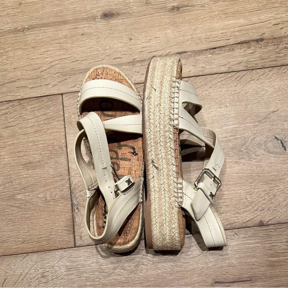 NEW Never Worn Sam Edelman Cream Espadrilles